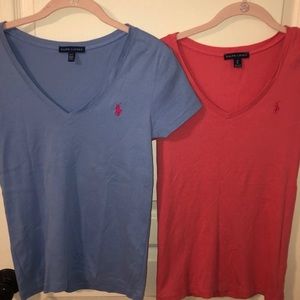 Two Ralph Lauren T shirts